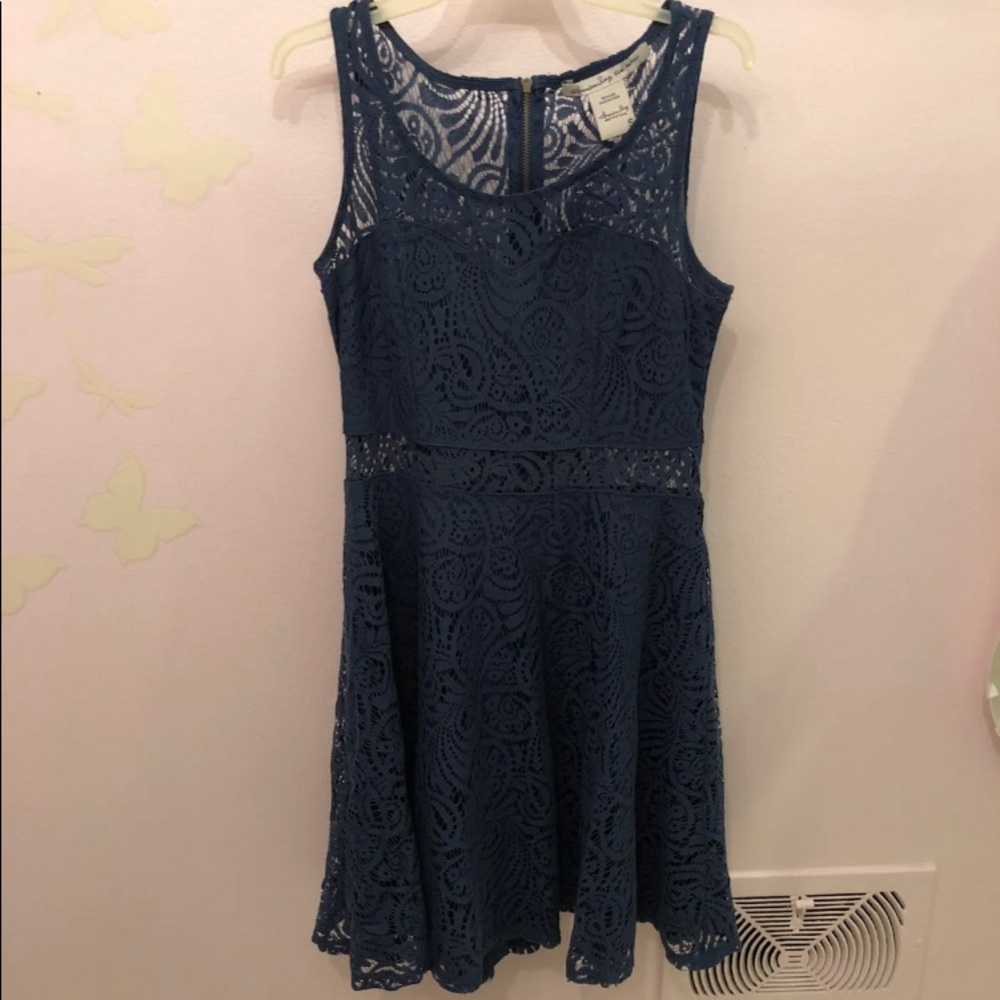 Blue dress